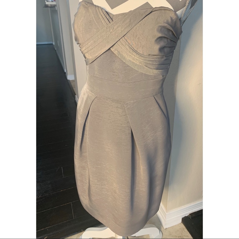 BCBGeneration strapless dress- Gray